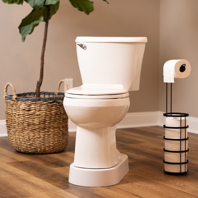 Toilevator رافعة مرحاض تويلفايتر - قاعدة رافعة مرحاض بارتفاع 3.5 بوصة لذوي الاحتياجات الخاصة وكبار السن، مصعد مقعد مرحاض مرتفع إضافي، سعة 500 رطل، سهل التركيب لمصعد مقعد المرحاض، متوافق مع المراحيض القياسية - Image 4